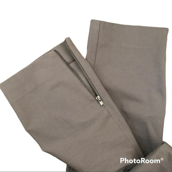 Eileen Fisher Gray Ankle Zipper Pants Size Small - Picture 9 of 9